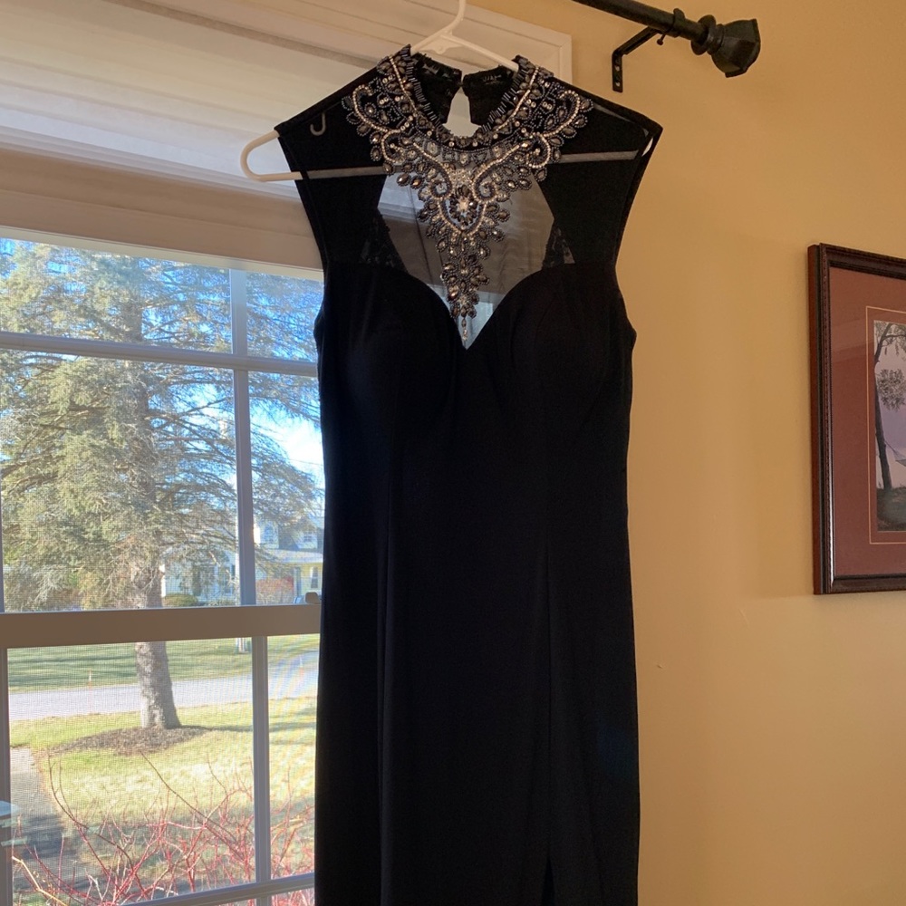 Black prom dress worn once